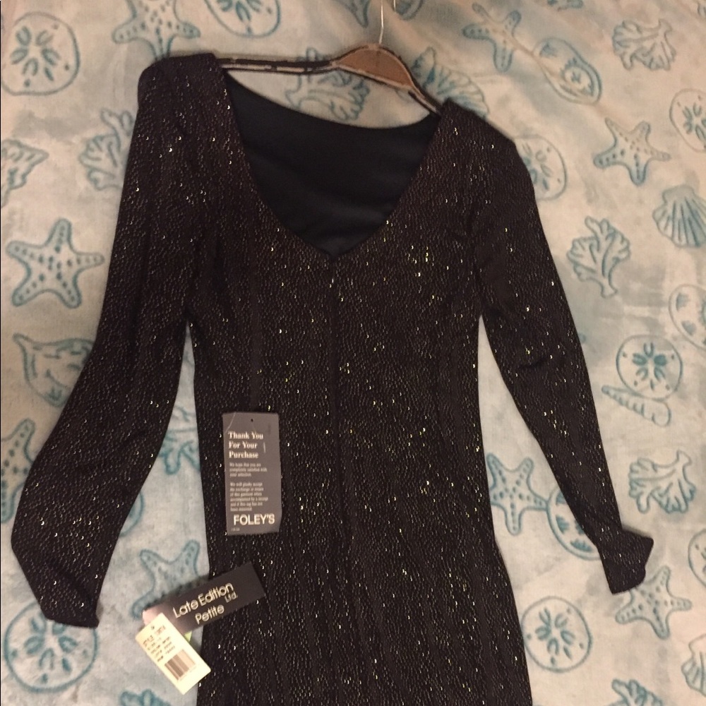 Black dress with sparkles